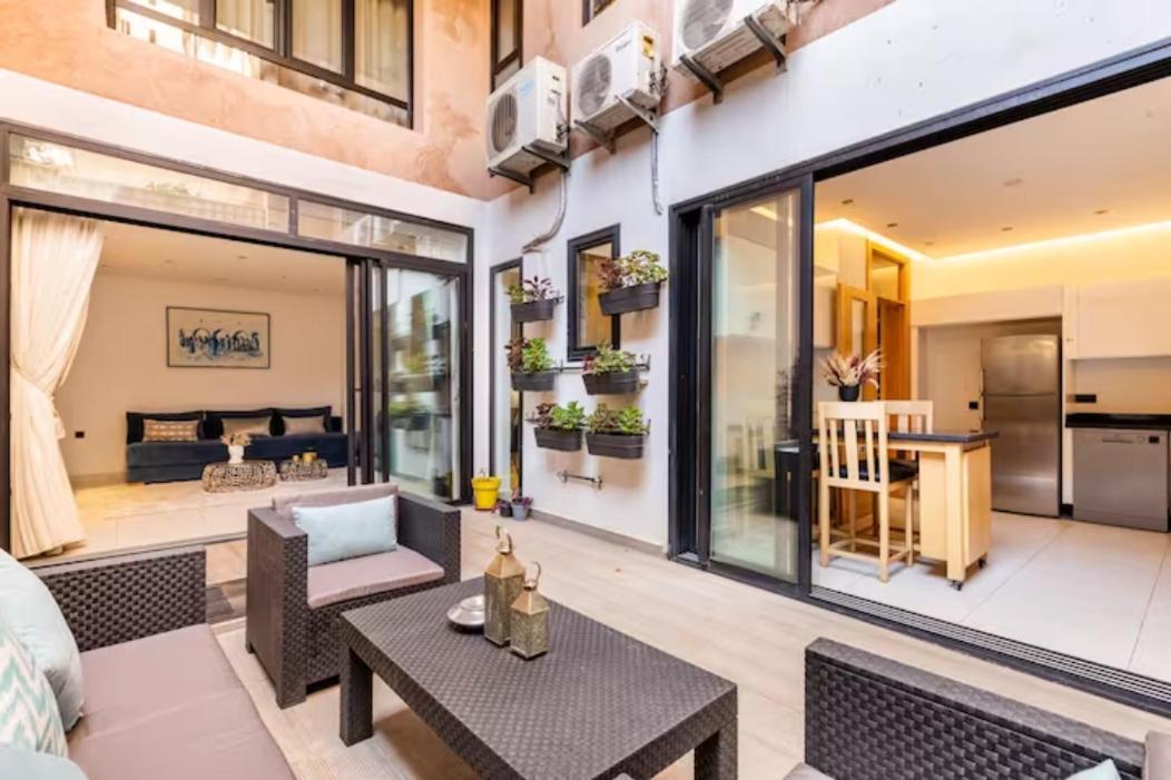 Loft Duplex Familial 200M2 Neuf - Centre Gueliz Apartment Marrakesh Luaran gambar
